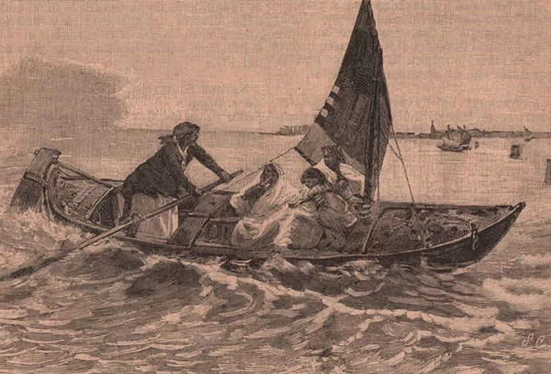 Attraversamento della laguna, Chioggia